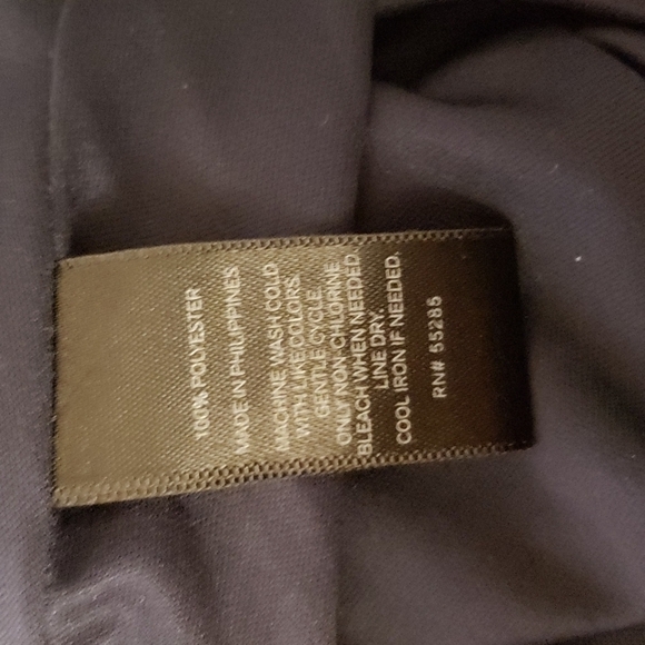 EXPRESS medium cami red pink orange black stripe - Picture 5 of 5